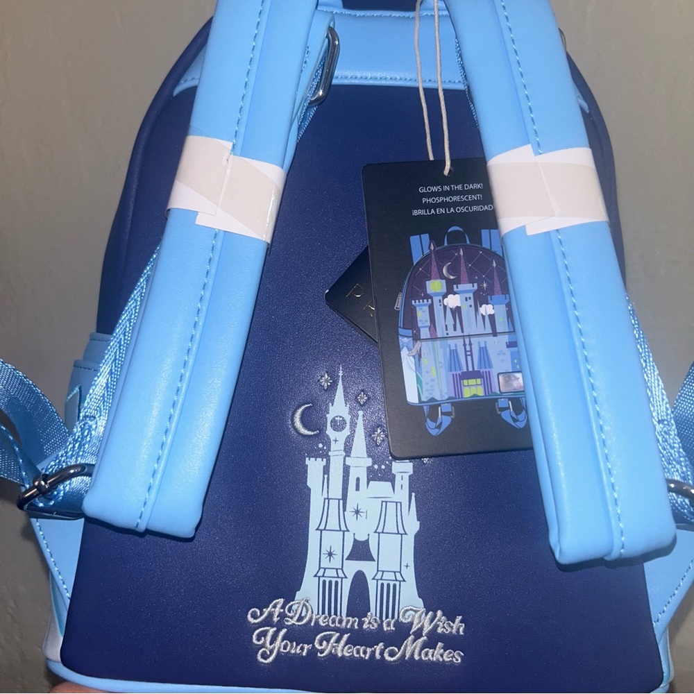 Loungefly Cinderella Castle Glow Mini Backpack - Picture 5 of 7